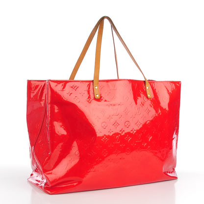 Louis Vuitton Vernis Reade GM Rouge 3 of 12