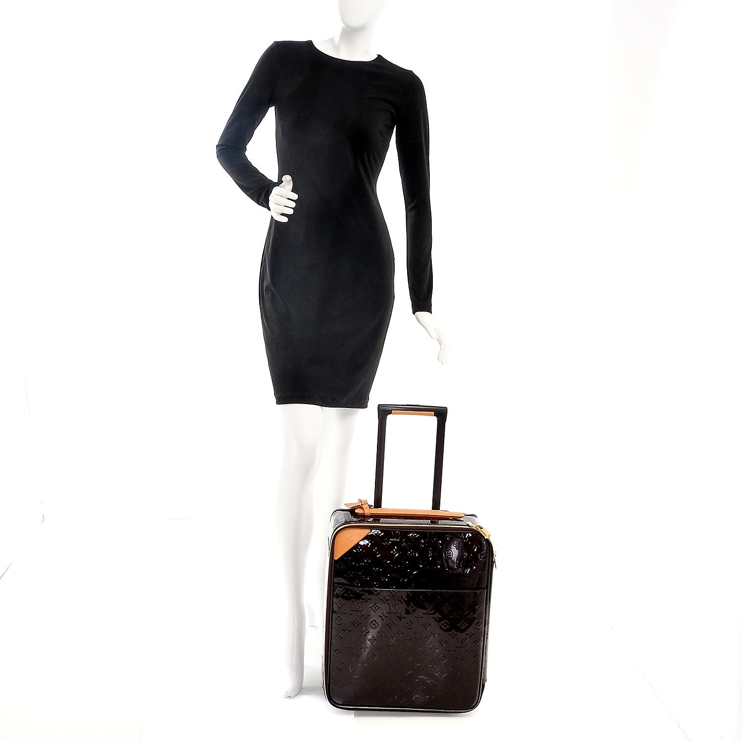 Louis Vuitton Vernis Pegase 45 Rolling Luggage Amarante 2 of 7