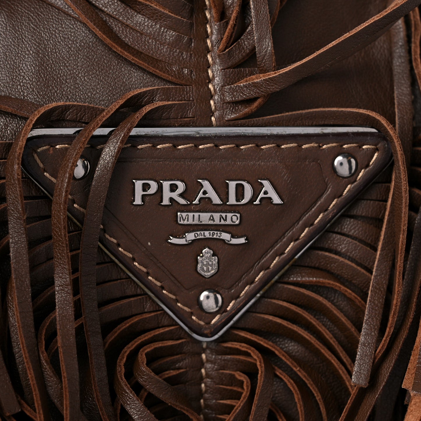 Nappa Fringe Shopping Tote Noce