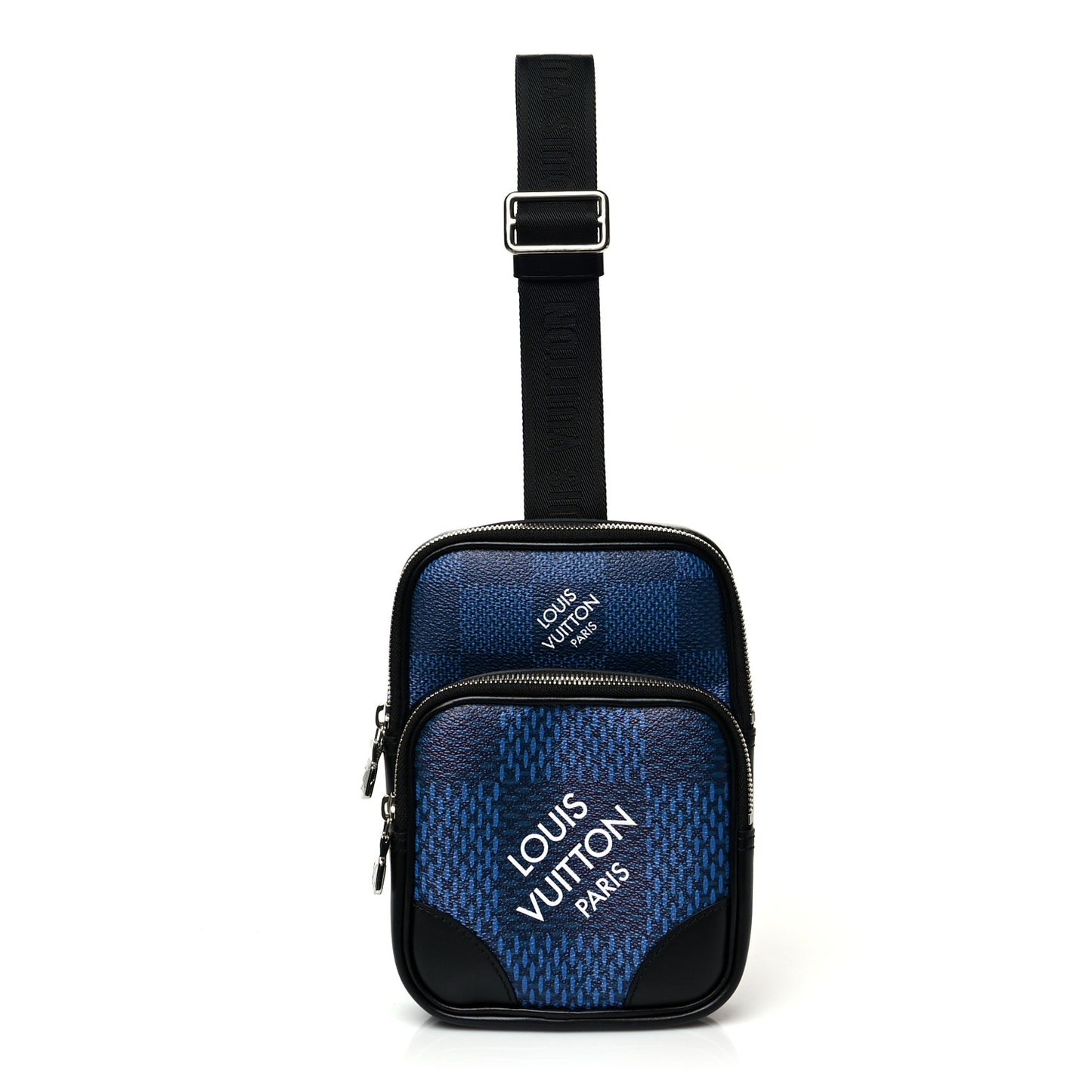 Damier Graphite 3D Amazone Sling Bag Navy Black