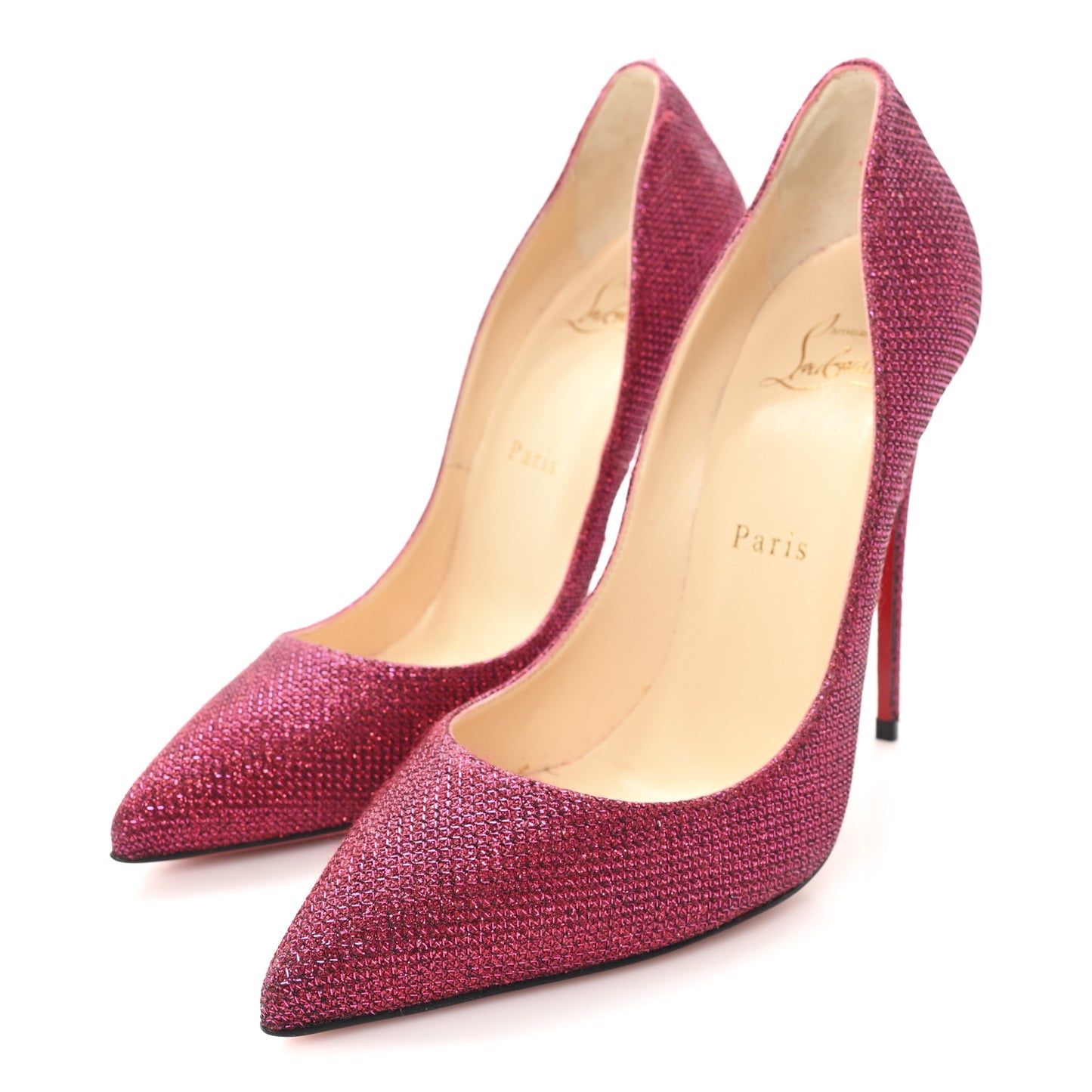 Glitter Tisse Pigalle Follies 120 Pumps 37.5 Cassis
