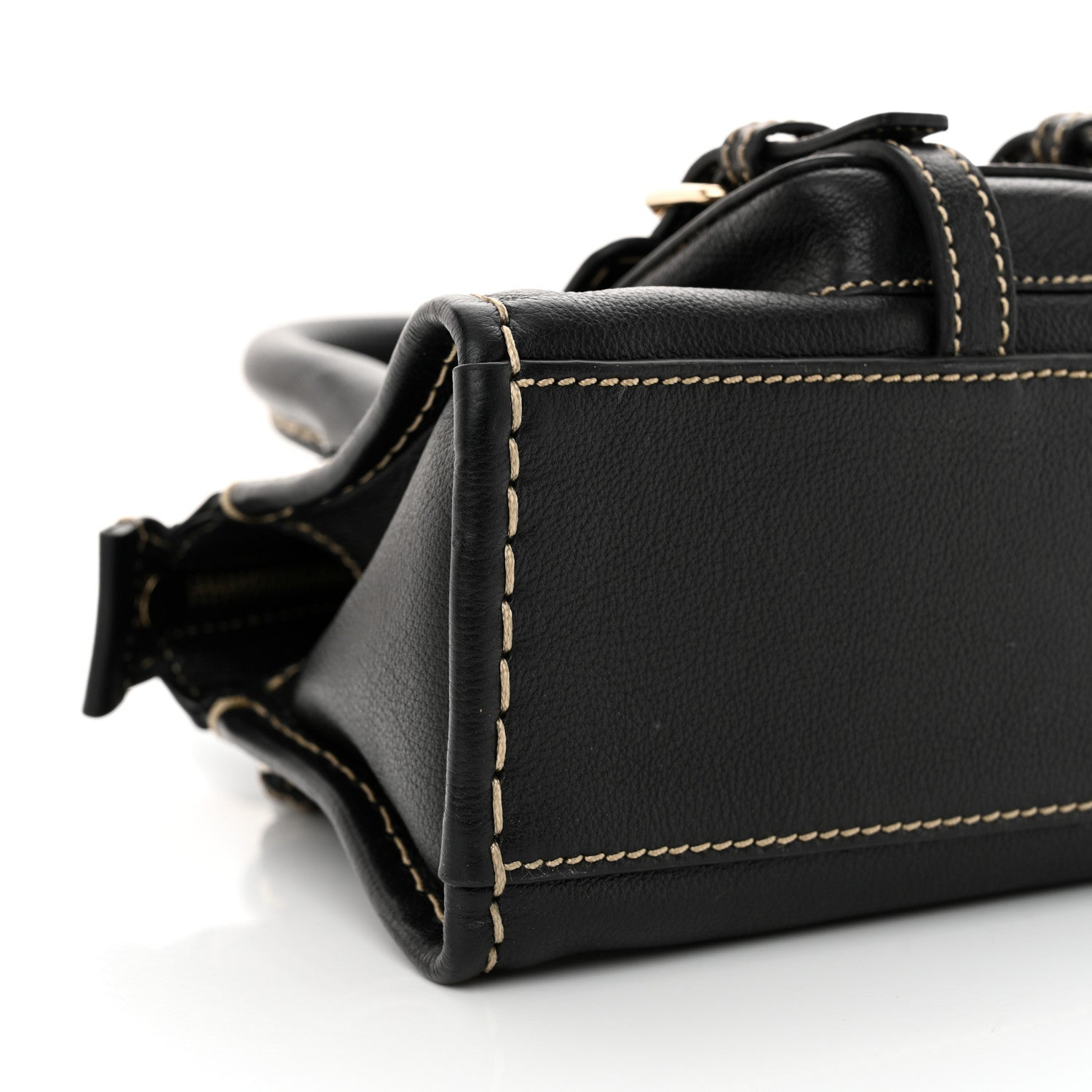 Chloe Buffalo Mini Edith Sepia Black 9 of 11