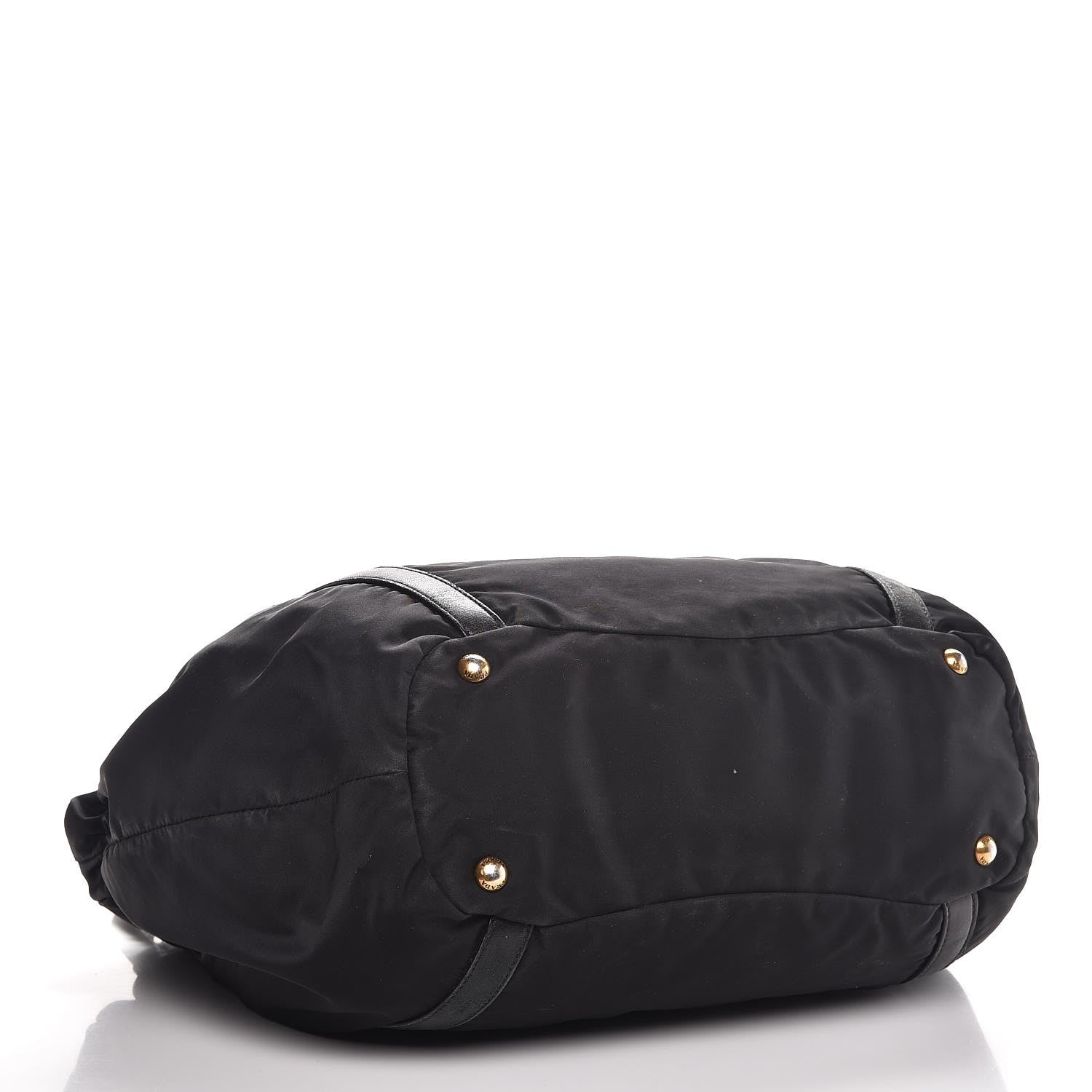 Prada Tessuto Nylon Jacquard Logo Tote Nero Black 5 of 19