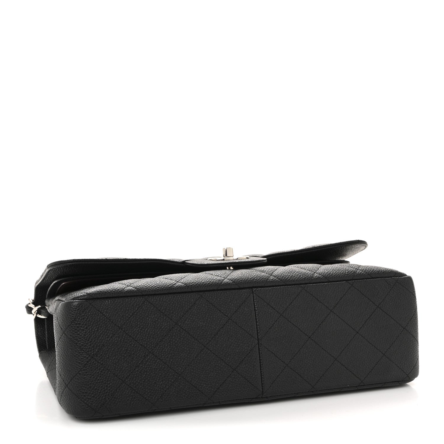 Chanel Caviar Quilted Jumbo Double Flap Black 4 of 13