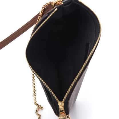 Louis Vuitton Monogram Pallas Clutch Black 5 of 10