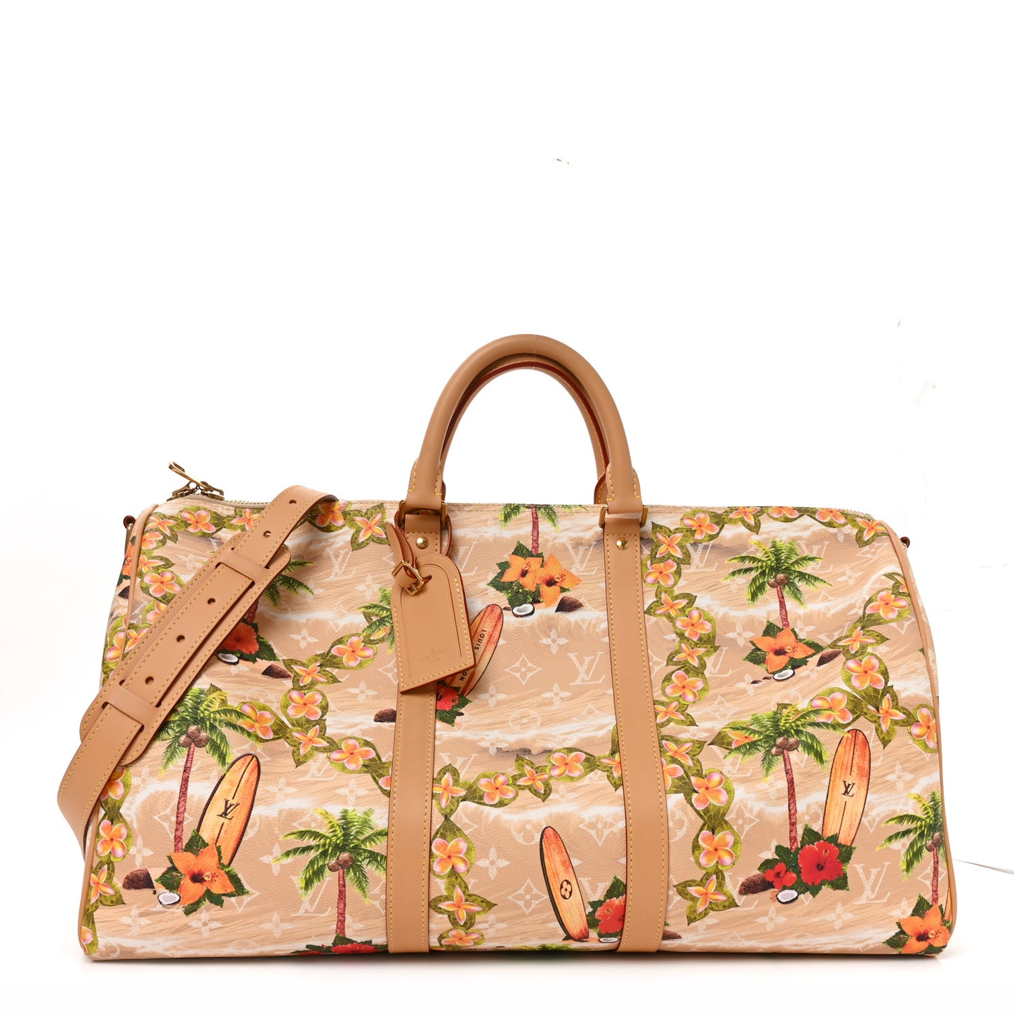 Monogram Surfin' Keepall Bandouliere 50 Sand