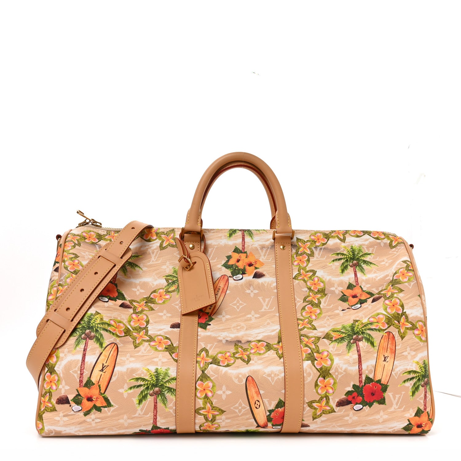 Louis Vuitton Monogram Surfin' Keepall Bandouliere 50 Sand 1 of 9