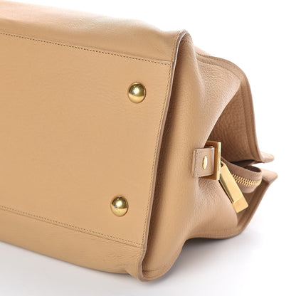 Saint Laurent Calfskin Medium Classic Y Cabas Light Beige 9 of 9