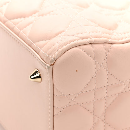 Christian Dior Lambskin Cannage Medium Lady Dior Light Pink 15 of 15