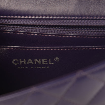 Chanel Lambskin Quilted Mini Rectangular Flap Purple 7 of 9