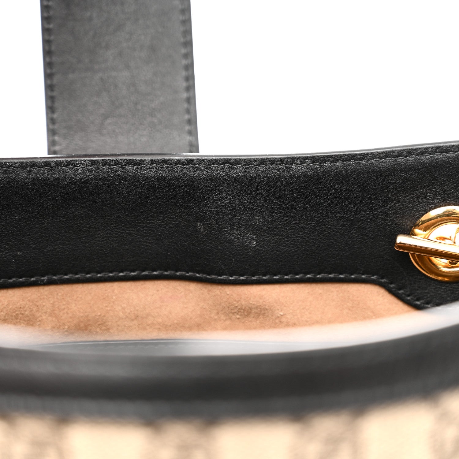 Gucci GG Supreme Monogram Medium Padlock Tote Black 12 of 12