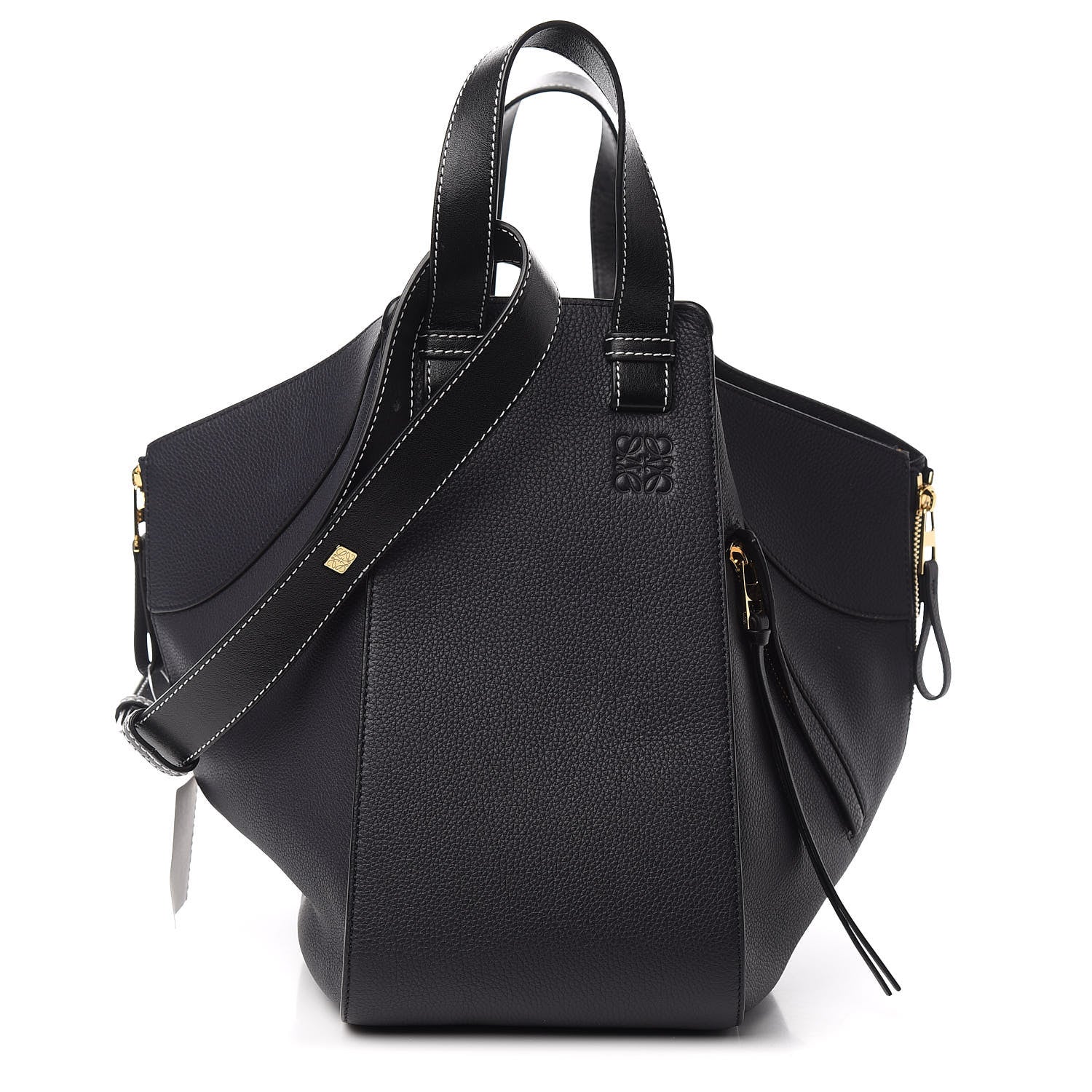 Loewe Calfskin Small Hammock Shoulder Bag Midnight Blue Black 1 of 8