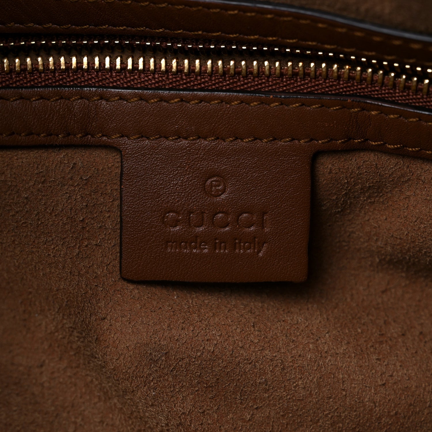 Gucci GG Supreme Monogram Large Linea A Hobo Light Brown 6 of 16