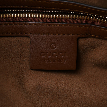 Gucci GG Supreme Monogram Large Linea A Hobo Light Brown 6 of 16