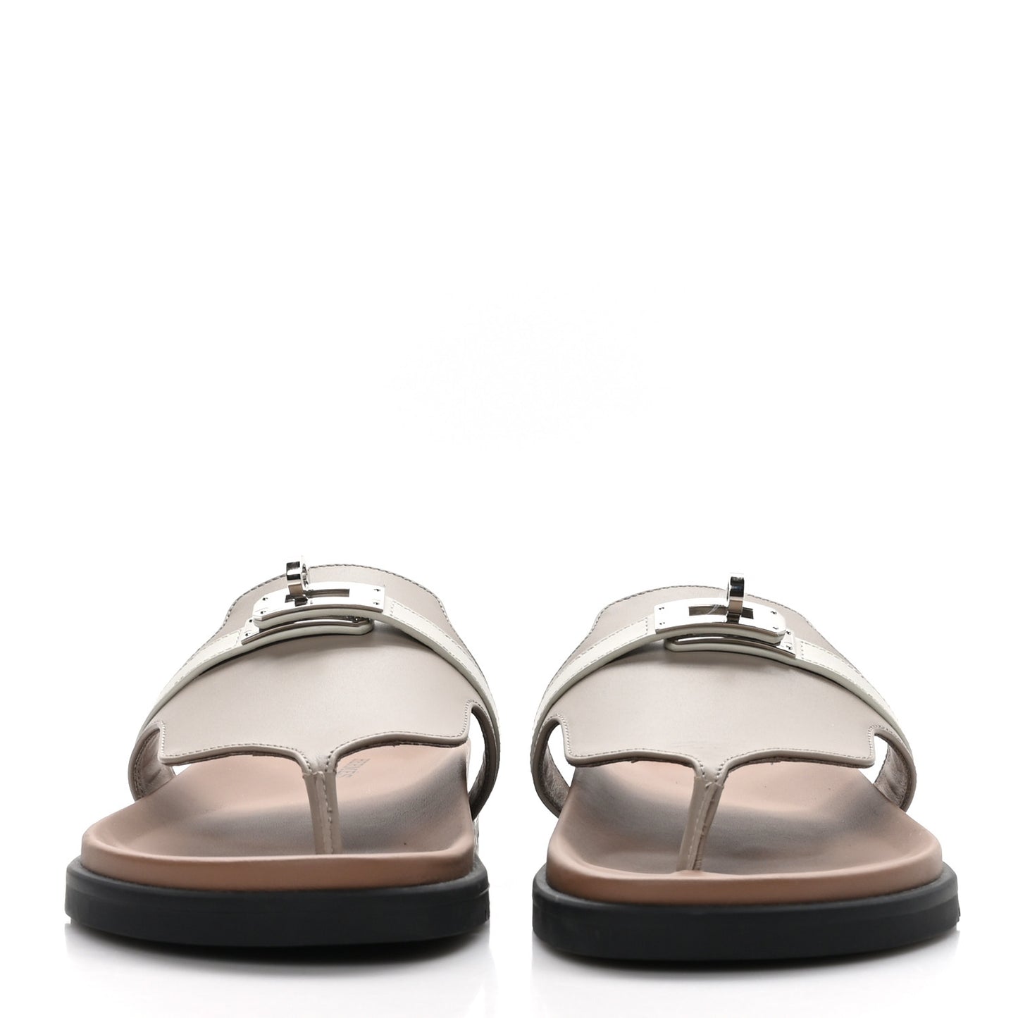 Calfskin Womens Empire Sandals 38 Beige Matic Beige Glaise