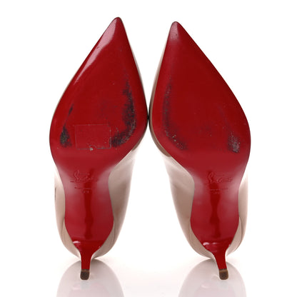 Christian Louboutin Patent Pigalle Follies 85 Pumps 39 Nude 7 of 14