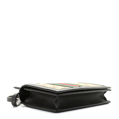 Gucci Monogram Web Strap Wallet Dark Brown 8 of 9