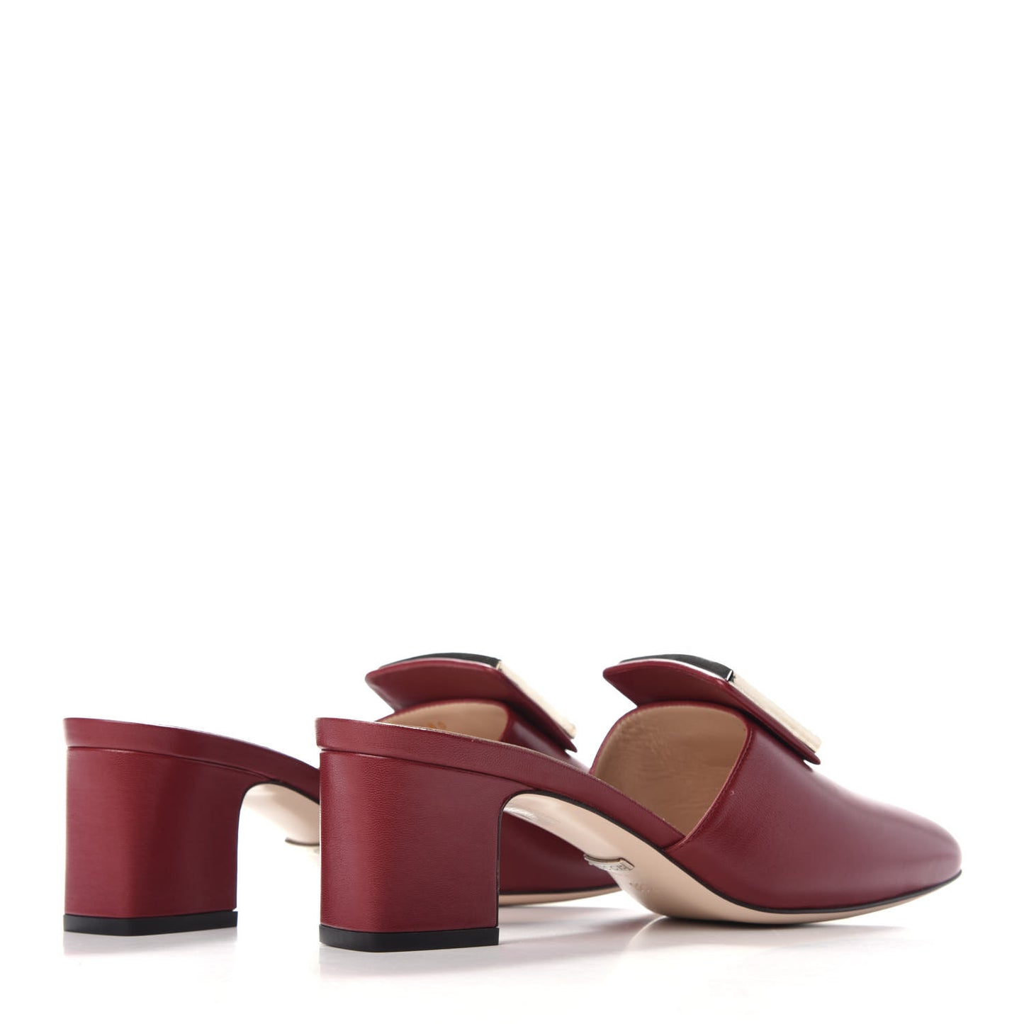 Malaga Kid Crystal Square G Madelyn Mules 38.5 Romantic Cerise