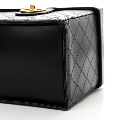 Chanel Calfskin Stitch Vanity Case Black 11 of 15