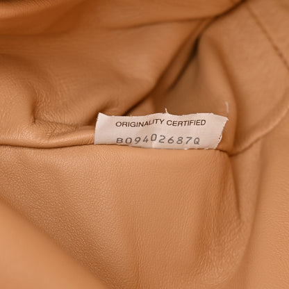 Bottega Veneta Nappa Maxi Intrecciato The Pouch Oversized Clutch Almond 7 of 10