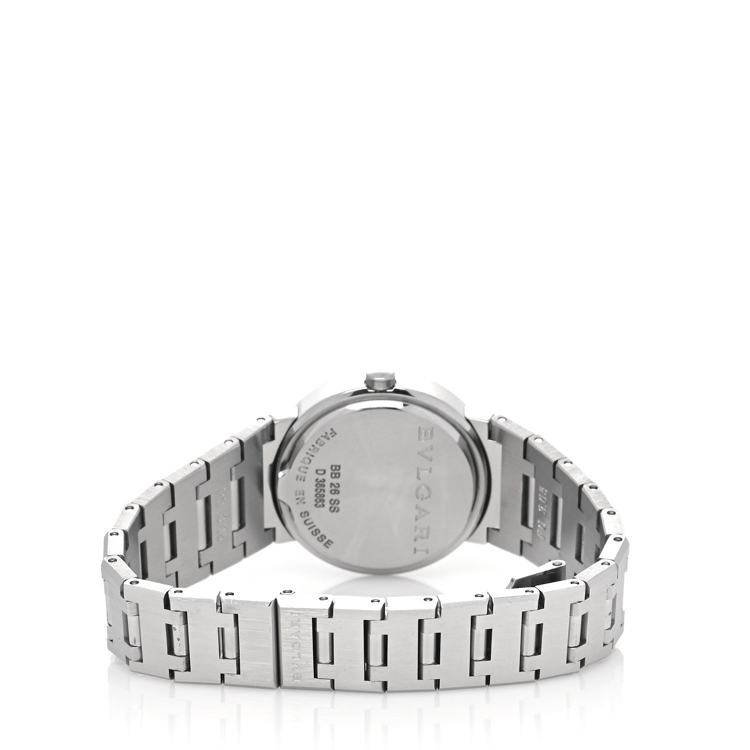 Bulgari Stainless Steel 26mm Quartz Watch Black 3 of 4