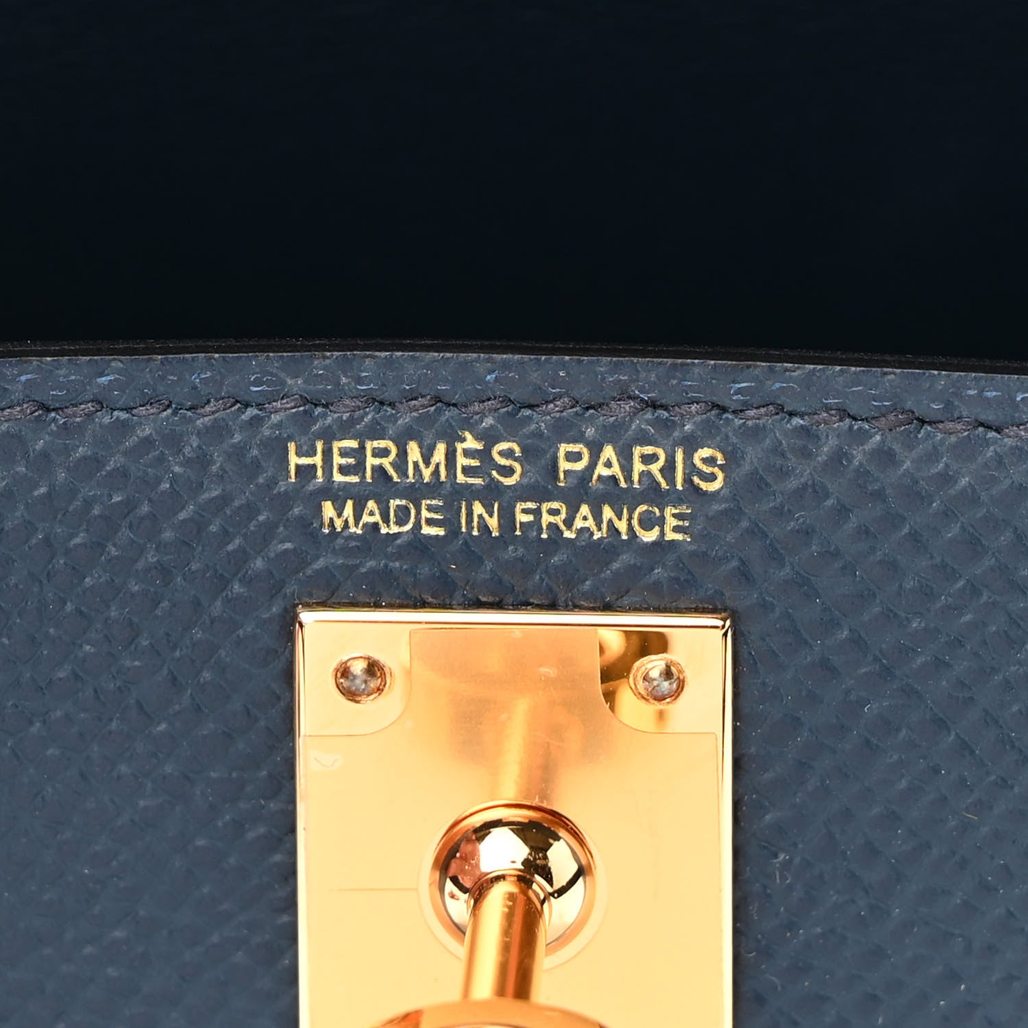Hermes Epsom Mini Kelly Sellier 20 Bleu De Prusse Bleu Nuit 6 of 10