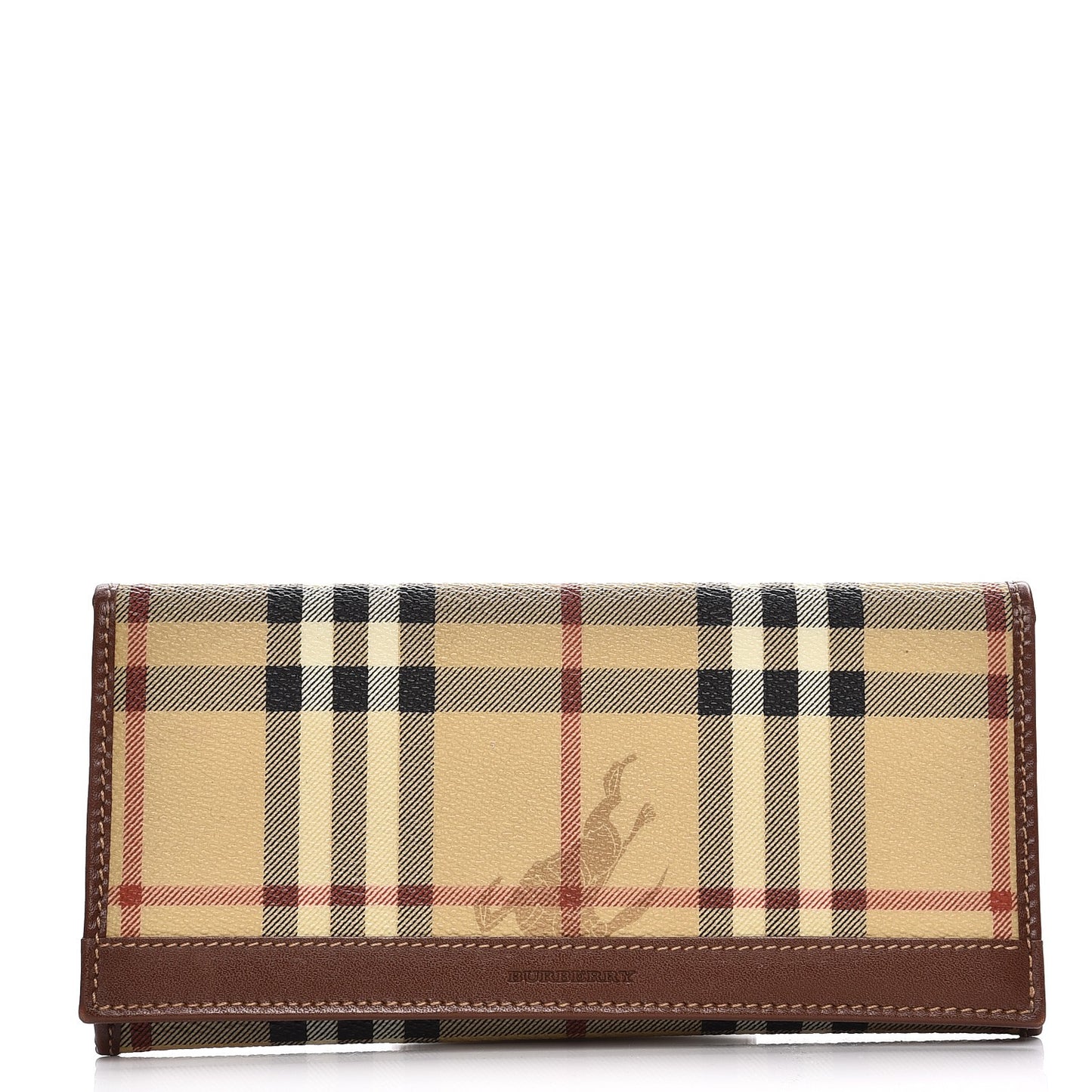 Haymarket Check Continental Wallet Brown
