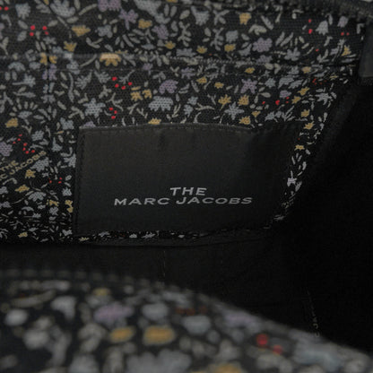 Marc Jacobs Cotton Canvas Floral Print Medium The Traveler Tote Bag Black 6 of 9