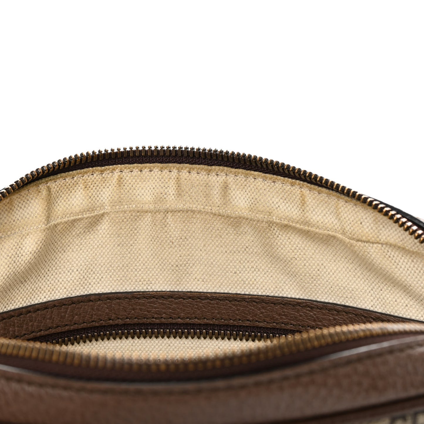 GG Supreme Monogram Web Small Ophidia Messenger Bag Brown