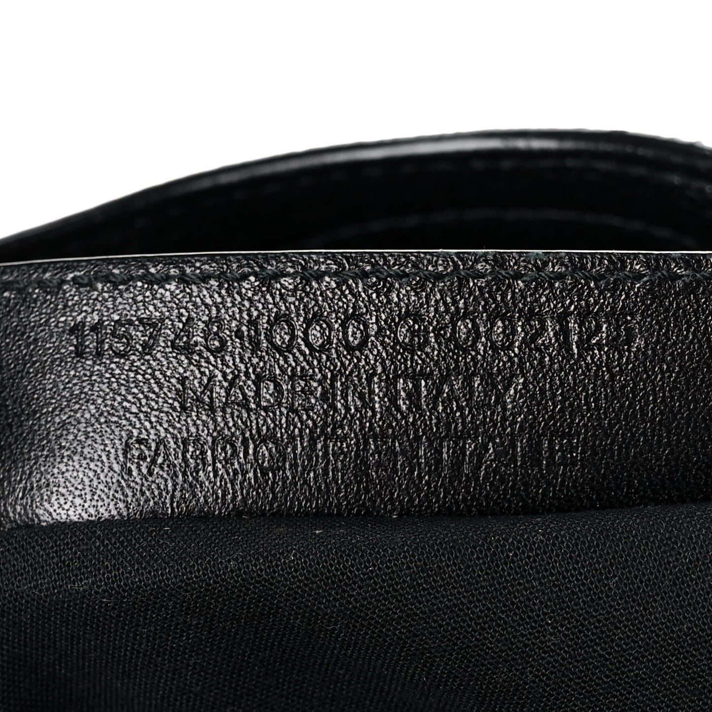 Chevre Silver Metallic Edge Hardware City Black