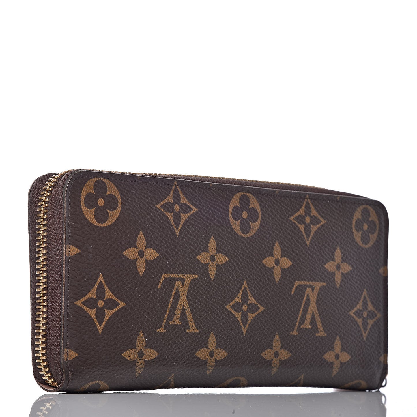 Monogram Clemence Wallet Rose Ballerine