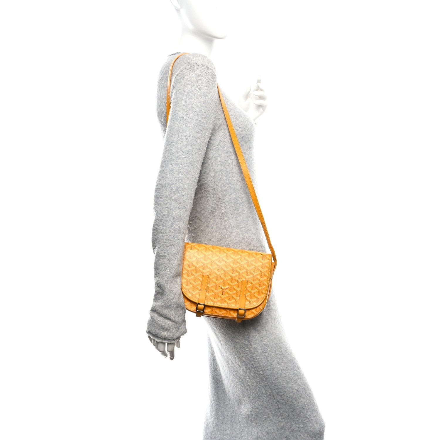 Goyard Goyardine Belvedere PM Messenger Bag Yellow 2 of 12