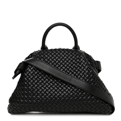 Bottega Veneta Nappa Intrecciato Medium Padded The Handle Tote Black 3 of 11
