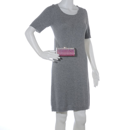 Judith Leiber Crystal Degrade Minaudiere Clutch Pink 2 of 7