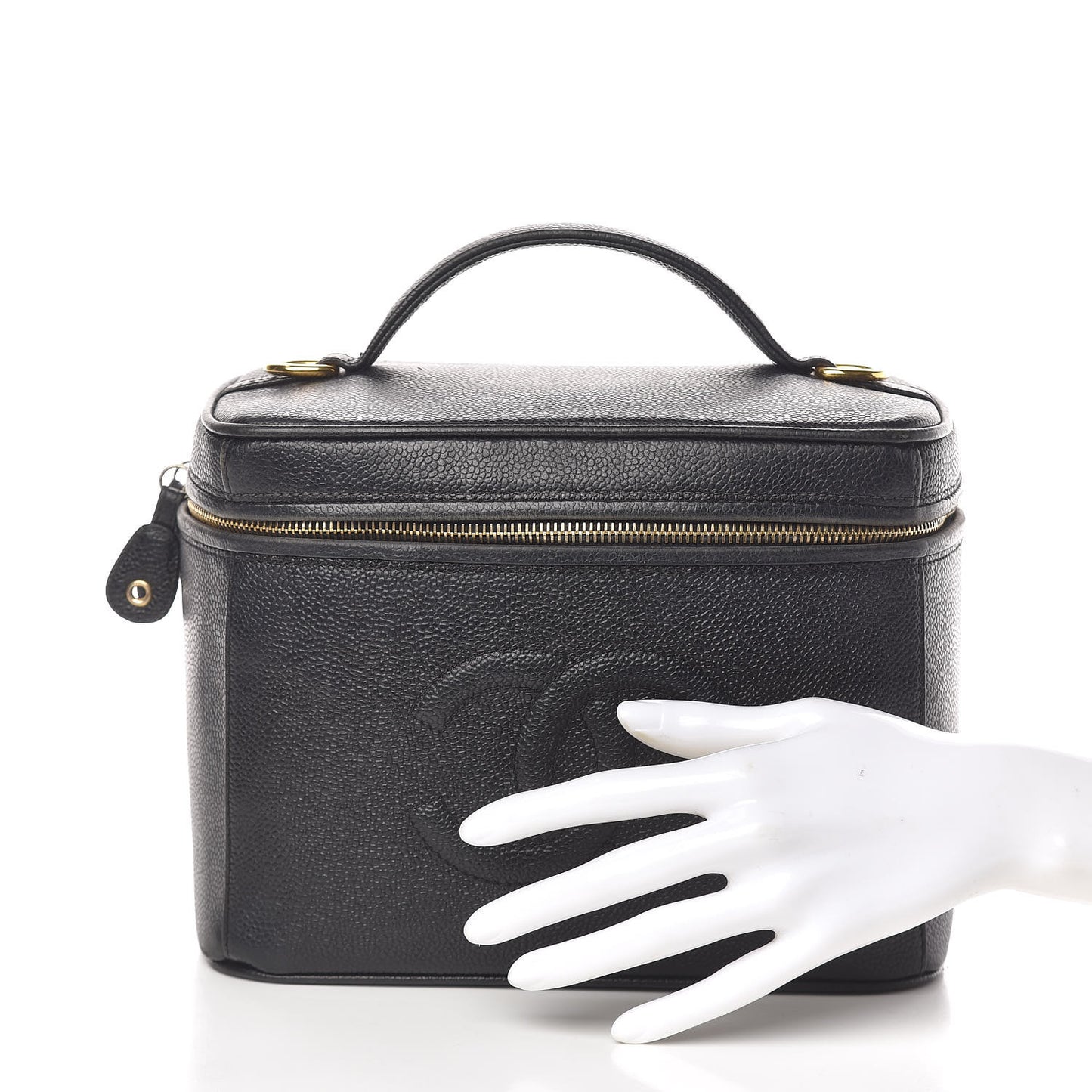 Caviar Cosmetic Vanity Bag Black
