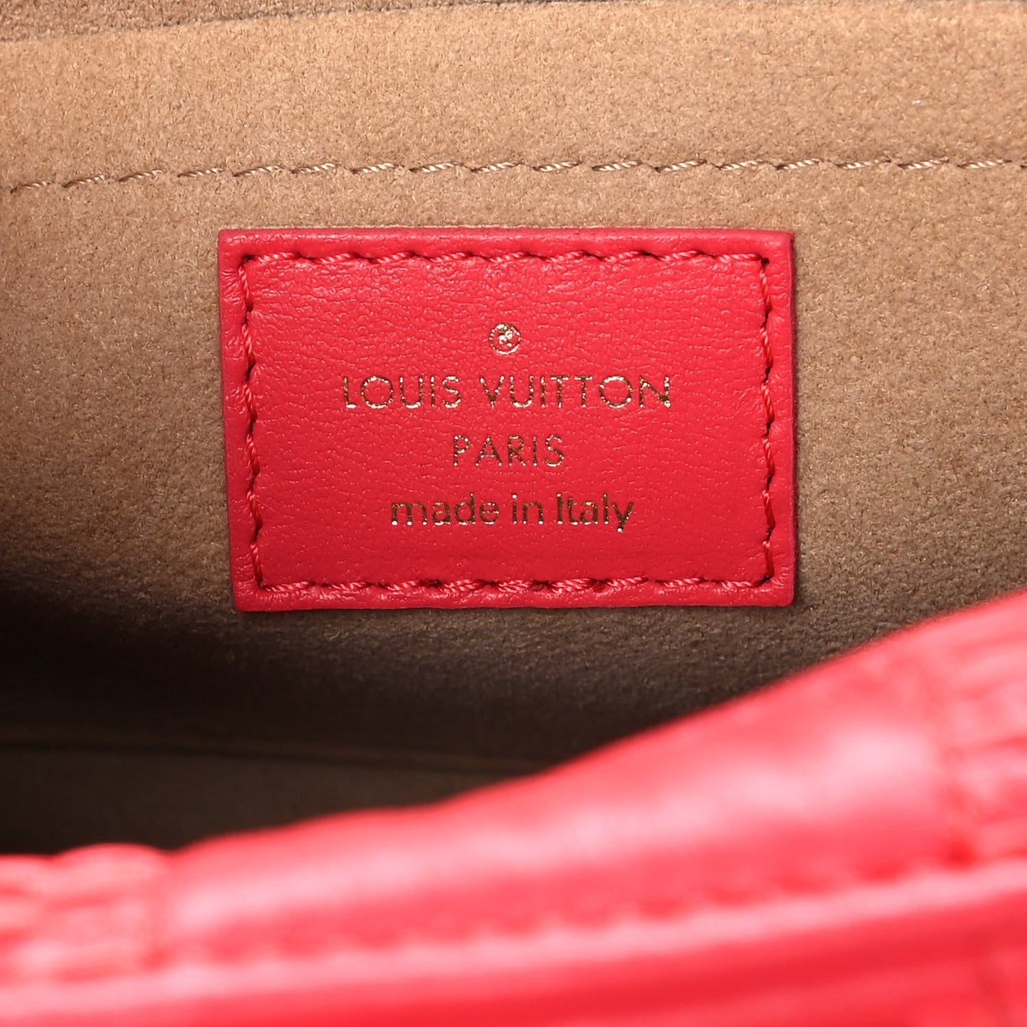 Lambskin Damier Quilt Troca PM Rose