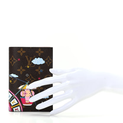 Louis Vuitton Monogram 2020 Christmas Animation Big Wheel Passport Cover Rose Ballerine 2 of 8