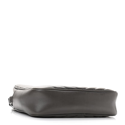 Saint Laurent Calfskin Matelasse Monogram Lou Camera Bag Sea Pebble 4 of 13