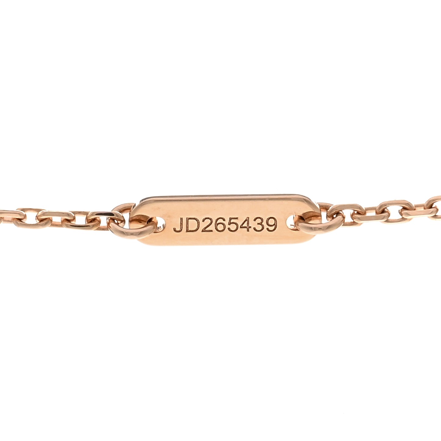 VAN CLEEF & ARPELS 18K Rose Gold Sweet Alhambra Pendant Necklace