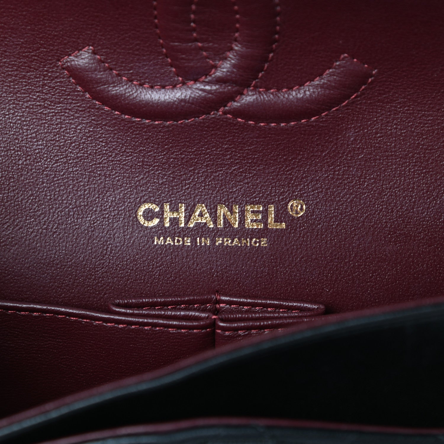 Chanel Lambskin Quilted Medium Double Flap Black 6 of 10
