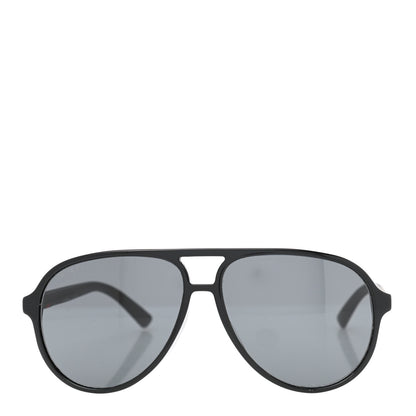 Gucci Acetate Web Aviator Sunglasses GG0423SA Black 2 of 8