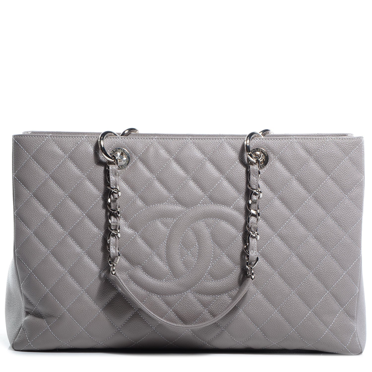 Chanel Caviar XL Grand Shopping Tote GST Grey 1 of 7