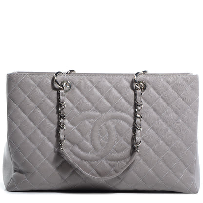 Chanel Caviar XL Grand Shopping Tote GST Grey 1 of 7