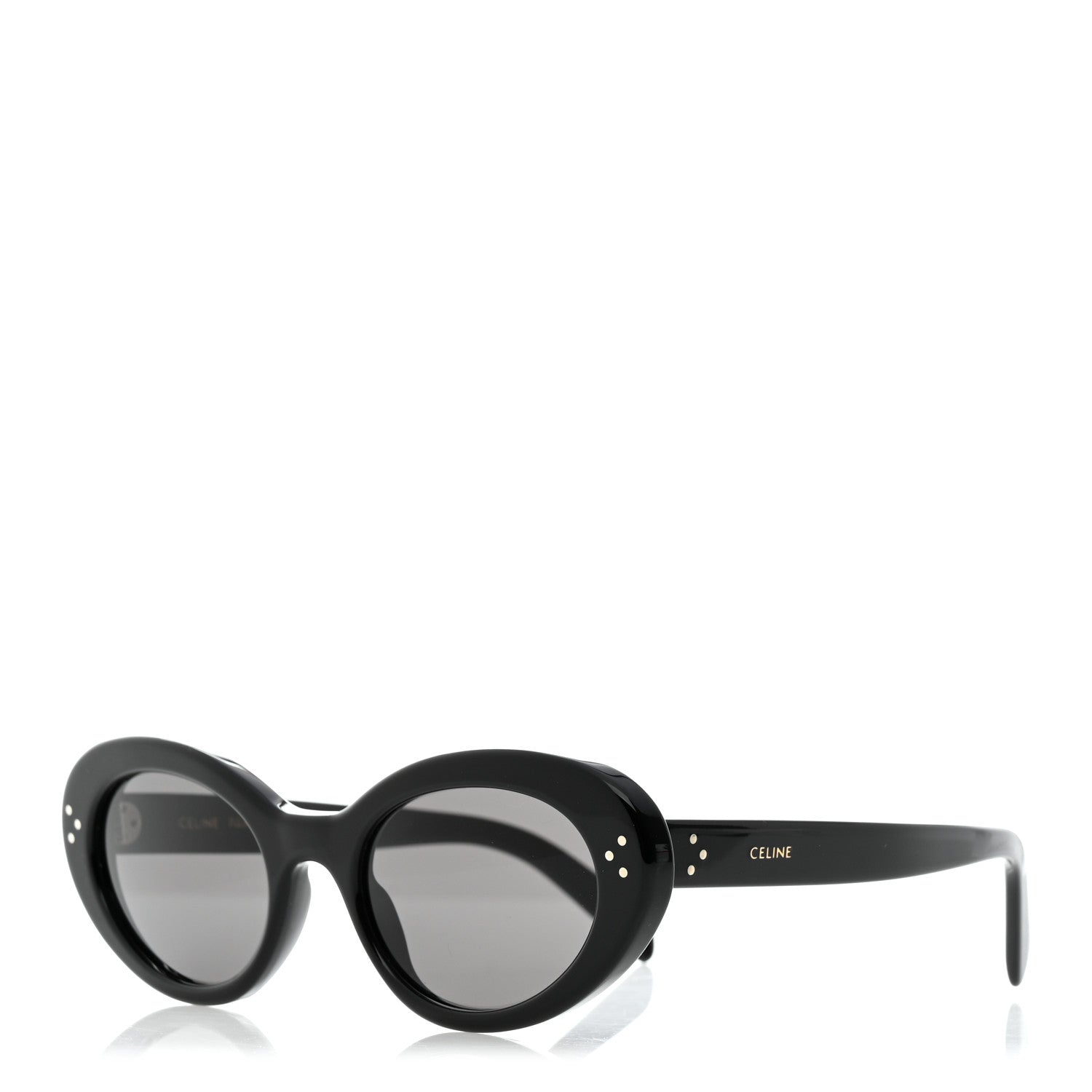 Celine Acetate Cat Eye Sunglasses CL401931 Black 1 of 7