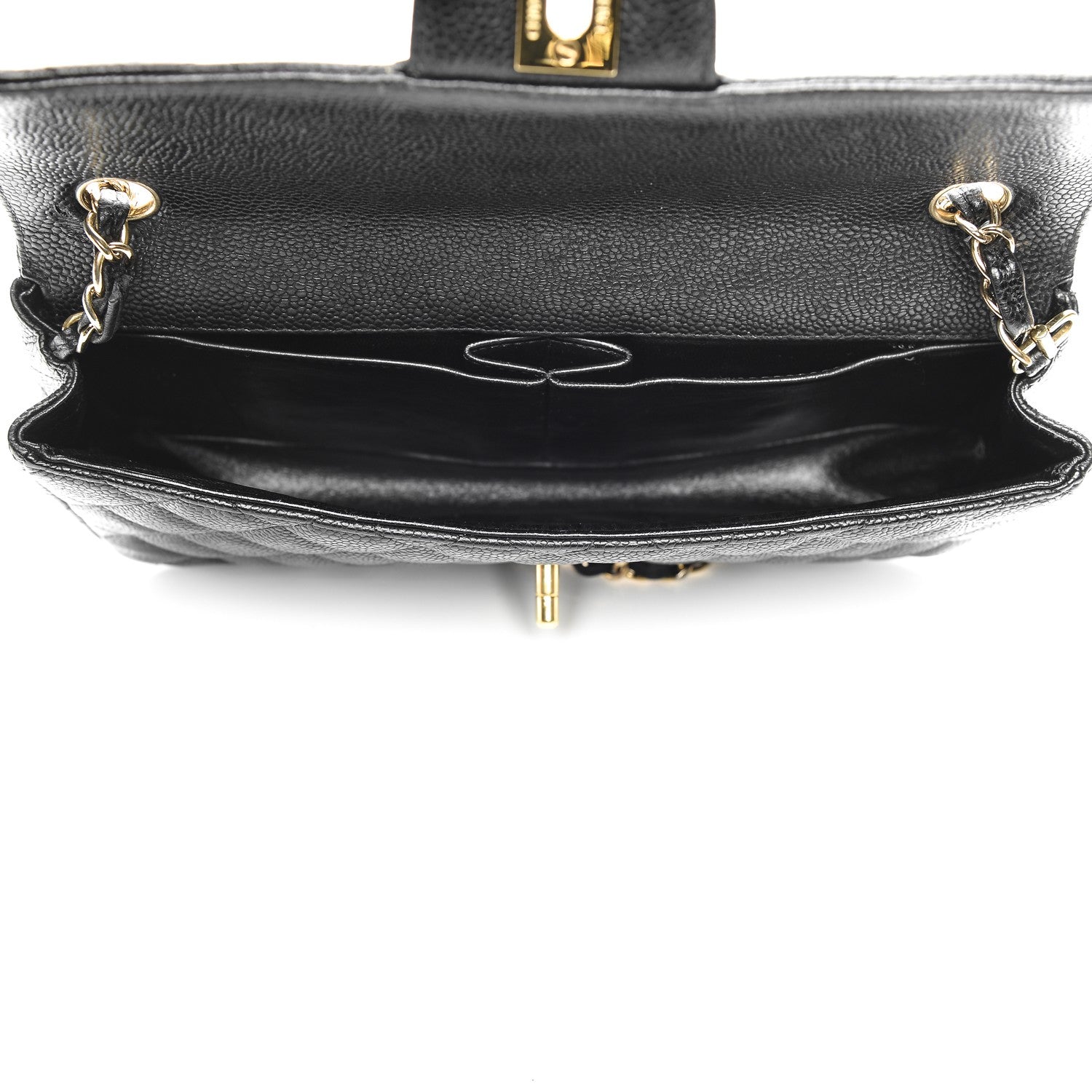 Chanel Caviar Quilted East West Flap Black 5 of 8