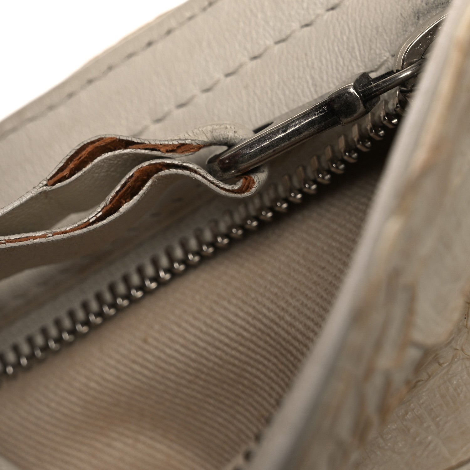 Chloe Snakeskin Silverado Mini Bag Ivory 14 of 15