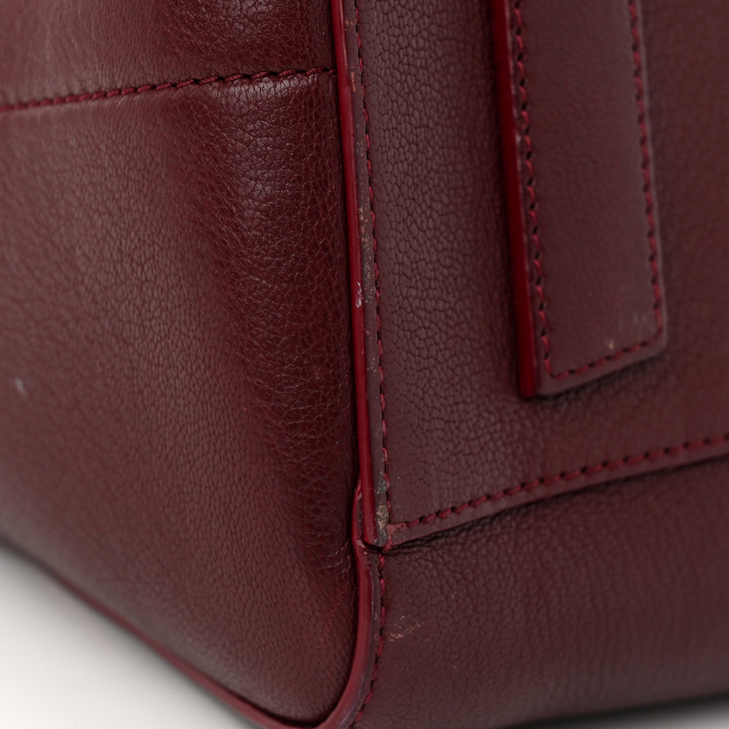 Sugar Goatskin Medium Antigona Oxblood