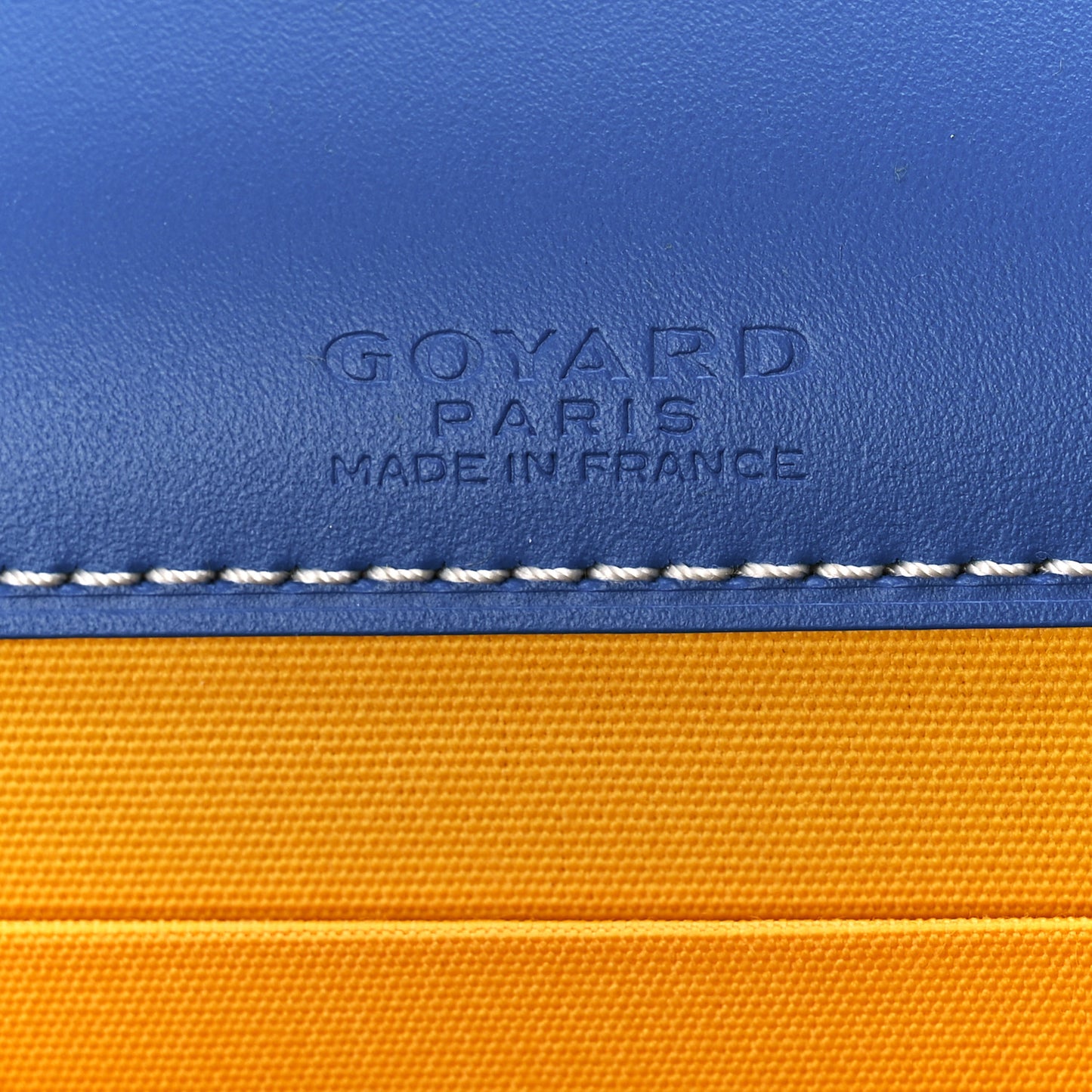 Goyardine Monte Carlo Bois Clutch With Strap Sky Blue