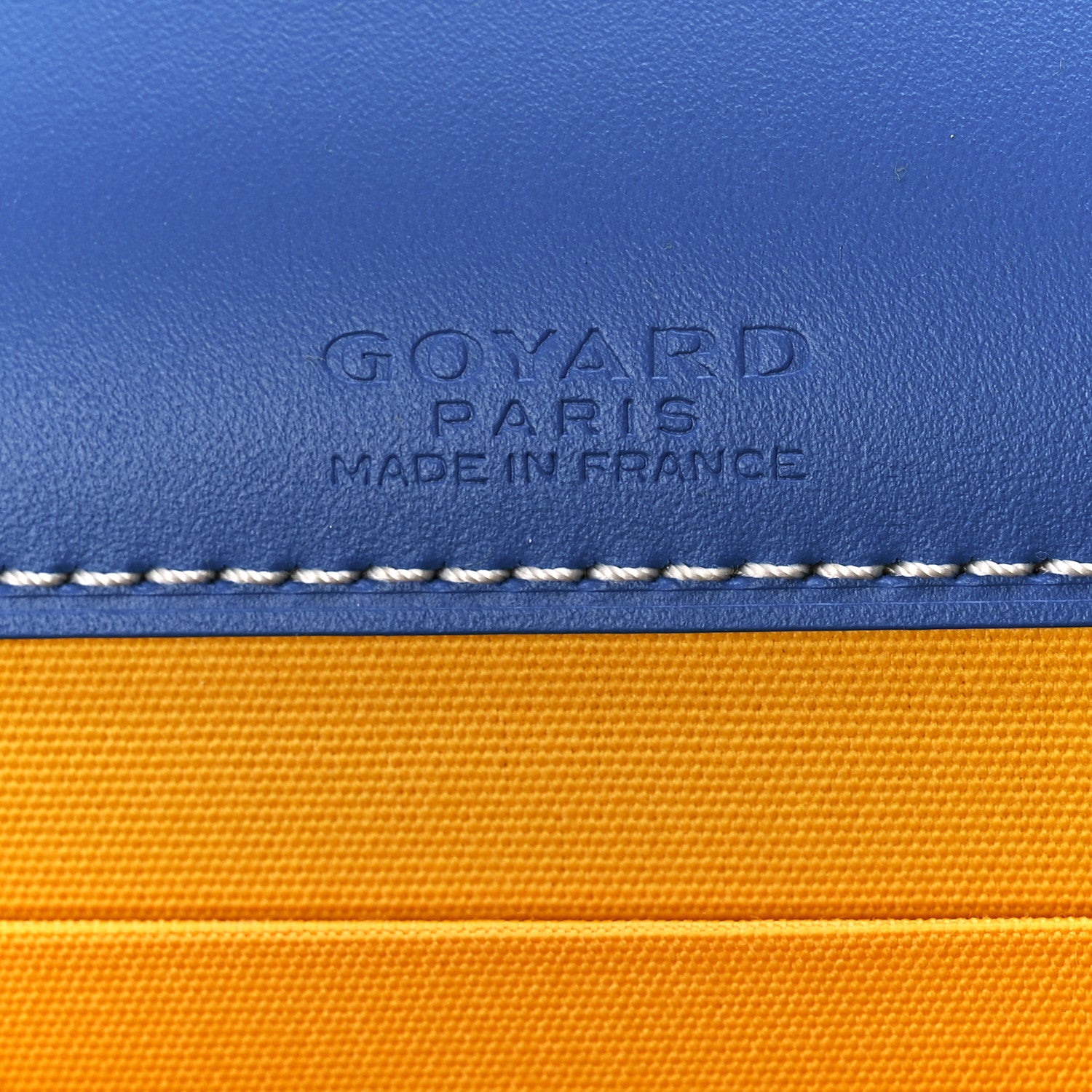Goyard Goyardine Monte Carlo Bois Clutch With Strap Sky Blue 6 of 11
