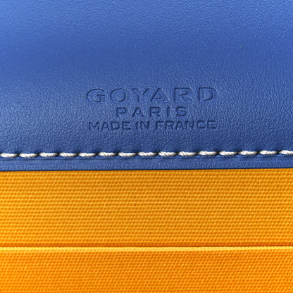 Goyard Goyardine Monte Carlo Bois Clutch With Strap Sky Blue 6 of 11